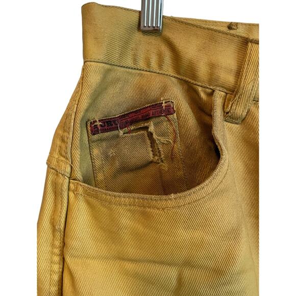 Fubu Pants Mens 36x34 Waxed Embroidered Baggy Hip Hop Streetwear 90s Vintage - Picture 10 of 14